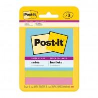 NOTA ADHESIVA 654 76 X 76 MM 45 HOJAS COLORES AQUA 3 UN