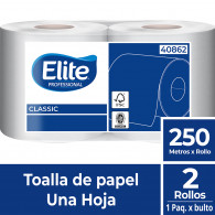 TOALLA CLASSIC 1 HOJA 250 MT X 2 ROLLOS