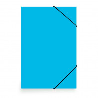 CARPETA CON ELASTICO ESTANDAR OFICIO CARTA CELESTE