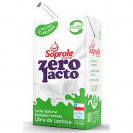 CAJA LECHE SEMI DESCREMADA SIN LACTOSA  ZERO 1 LT