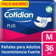 PAÑAL ADULTO PLUS MEDIANO 36 UN