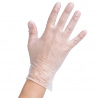 GUANTE VINILO BLANCO TALLA L 100 UN