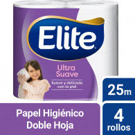 PAPEL HIGIENICO ULTRA DOBLE HOJA 25 MT 4 UN
