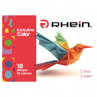 CARPETA CON PAPEL CARTULINA 18 PLIEGOS 15 COLORES