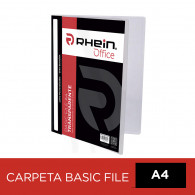 CARPETA BASIC FILE A4 TRANSPARENTE