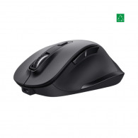MOUSE INALAMBRICO RECARGABLE FYDA ECO CURVADO ERGO NEGRO