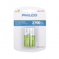 PILA RECARGABLE BLISTER AA X2 2700MAH
