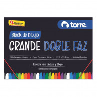 BLOCK DE DIBUJO DOBLE FAZ 1/4 G-99