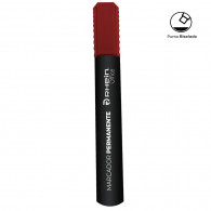 MARCADOR PERMANENTE PUNTA BISELADA ROJO