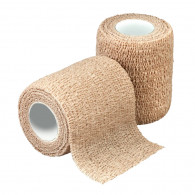 VENDA ELASTICA COHESIVA COLOR PIEL 10 CM X 4.5 MT CAJA 12 UN