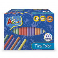 TIZA COLORES SURTIDOS 100 UN