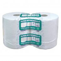 TOALLA PAPEL DOBLE HOJA 100 MT 2 ROLLOS ECONOMICA TECNOPAPEL