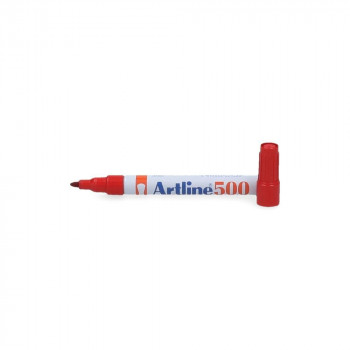 MARCADOR PIZARRA ARTLINE RECARGABLE PUNTA REDONDA  CUERPO METAL  WBMA-TM ROJO 