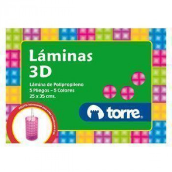 CARPETA CON LAMINAS 3D IMAGIA TORRE 