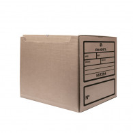 CAJA DE ARCHIVO 4 ARCHIVADORES KRAFT