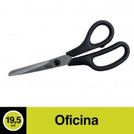 TIJERA OFICINA 8 PLASTICO METAL 19.5 CM