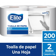 TOALLA PLUS 200 MT X 2 ROLLOS