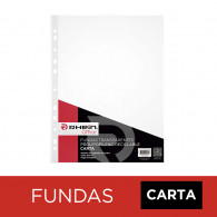 FUNDA PARA ARCHIVO POLIPROPILENO CARTA BLANCO