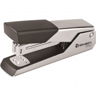 CORCHETERA MEDIA METAL PLATEADA 25 HOJAS 