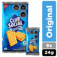 GALLETAS SALADAS SABOR ORIGINAL PACK 9 X 24 GR