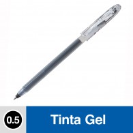 LAPIZ TINTA GEL 0.5 MM PUNTA FINA NEGRO SUPER GEL