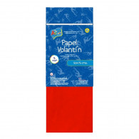 PAPEL SEDA ROJA 50X75CM 22 GR 1 PIEZA