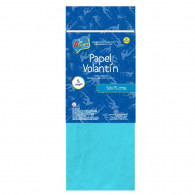 PAPEL SEDA CELESTE 50X75 CM 22 GR 1 PIEZA