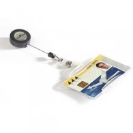 PORTA CREDENCIAL RETRACTIL DURABLE 10 UN