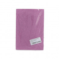 GOMA EVA GLITTER 20 X 30 CM 2 MM COLOR ROSADO 10 UN