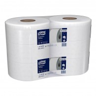 PAPEL HIGIENICO JUMBO DOBLE HOJA 250 MT 6 ROLLOS PREMIUM