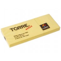 NOTA ADHESIVA 3 UN X 100 HOJAS 5.0 X 4.0 CM AMARILLO T-653