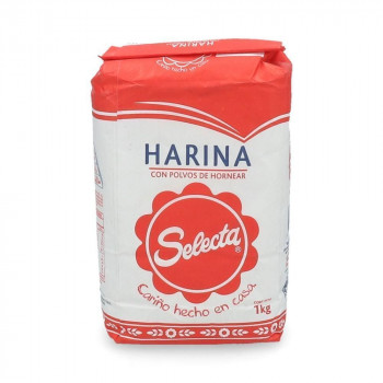 HARINA CON POLVO 1 KG SELECTA 