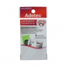 LAMINA PARA PLASTIFICAR AUTOADHESIVO CARNET 6 UNIDADES 66 MM X 100 MM ADETEC