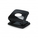 PERFORADORA TORRE PEQUEÑA METAL T8 NEGRA 2 PERFORACIONES BASE GOMA 10 HOJAS