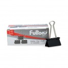 CLIPS DOBLE NEGRO 1 5/8¨/41MM  12 UNIDADES FULTONS