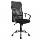 SILLA ESCRITORIO BERNY RESPALDO ALTO CON BRAZO NEGRO