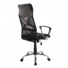 SILLA ESCRITORIO BERNY RESPALDO ALTO CON BRAZO NEGRO