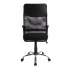 SILLA ESCRITORIO BERNY RESPALDO ALTO CON BRAZO NEGRO