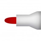 MARCADOR PIZARRA RECARGABLE PUNTA REDONDA ROJO