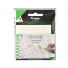 NOTES CLEAR TRANSPARENTE 76X76 50 HOJAS