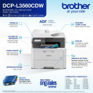 MULTIFUNCIONAL COLOR LASER DCP-L3560CDW USB WIFI RED DUPLEX ADF