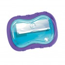 SACAPUNTA PLASTICO CON DEPOSITO 1 ORIFICIO SOFT GRIP
