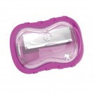 SACAPUNTA PLASTICO CON DEPOSITO 1 ORIFICIO SOFT GRIP
