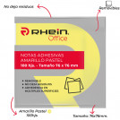 NOTA ADHESIVA 654 76X76 MM 1 UN 100 HOJAS