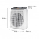 TERMOVENTILADOR TV500 BLANCO 2000 W
