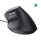 MOUSE ALAMBRICO VERTICAL ERGO BAYO II ECO NEGRO