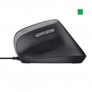 MOUSE ALAMBRICO VERTICAL ERGO BAYO II ECO NEGRO