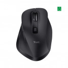 MOUSE INALAMBRICO RECARGABLE FYDA ECO CURVADO ERGO NEGRO