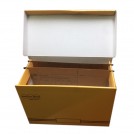 CAJA DE ARCHIVO KARDEX CON TAPA N7 AMARILLO