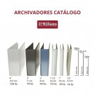 ARCHIVADOR CATALOGO OFICIO 2 AROS 1.5 BLANCO 370 HOJAS